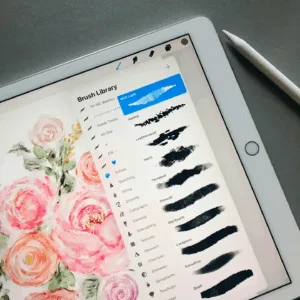 Procreate 毛髮頭髮筆刷